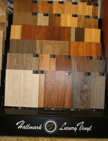 Flooring display from Galbraiths Inc. Flooring in Carthage, MO