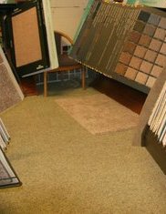 Flooring display from Galbraiths Inc. Flooring in Carthage, MO