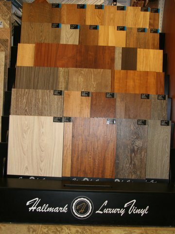 Flooring display from Galbraiths Inc. Flooring in Carthage, MO